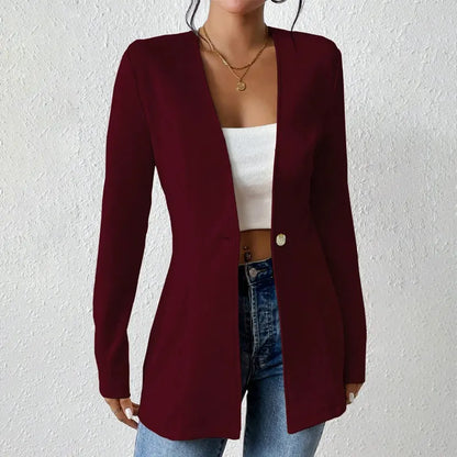 Alivienne - Vypasovaný blazer na jeden knoflík