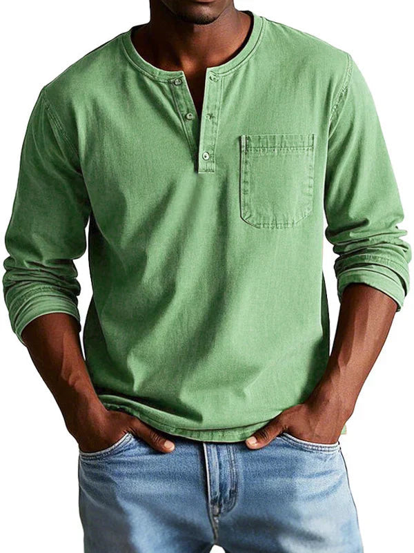 Emmett - Henley tričko s měkkým omakem