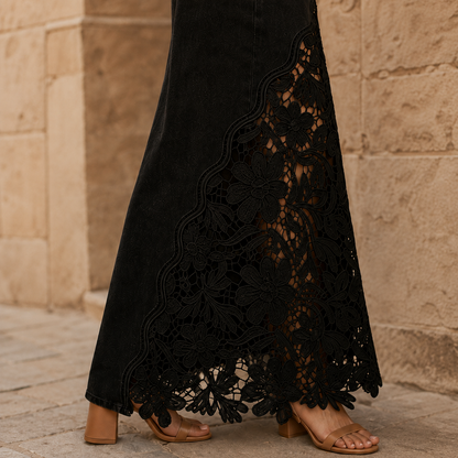 Faelyn - elegantní maxi sukně s vysokým pasem