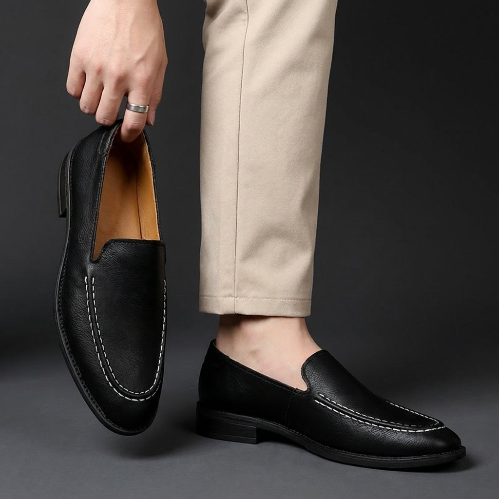 Merric - elegantní kožené mokasíny
