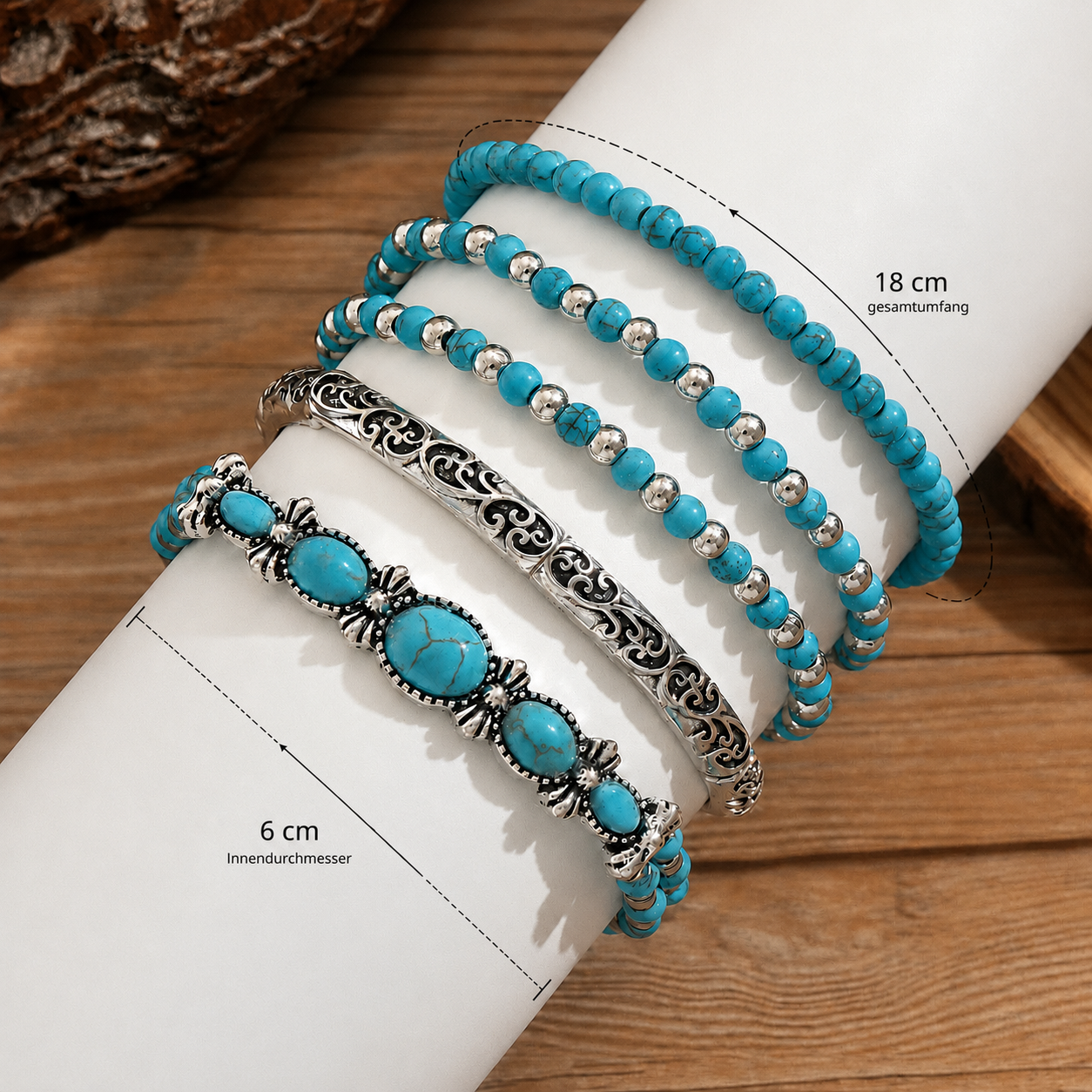 Veranisse - elegantní boho sada náramků