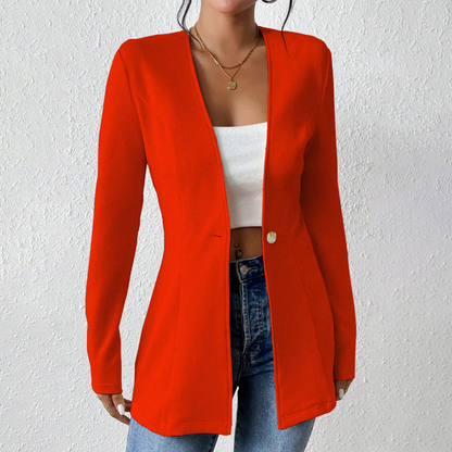 Alivienne - Vypasovaný blazer na jeden knoflík