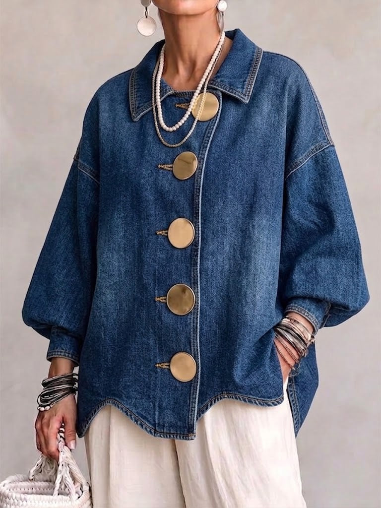 Aloua - bunda s vintage úpravou