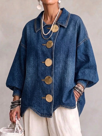 Aloua - bunda s vintage úpravou